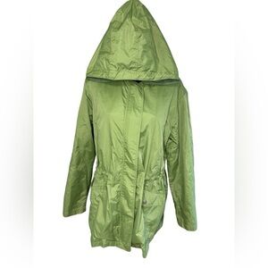 Women's Lime Utility Jacket with Hood